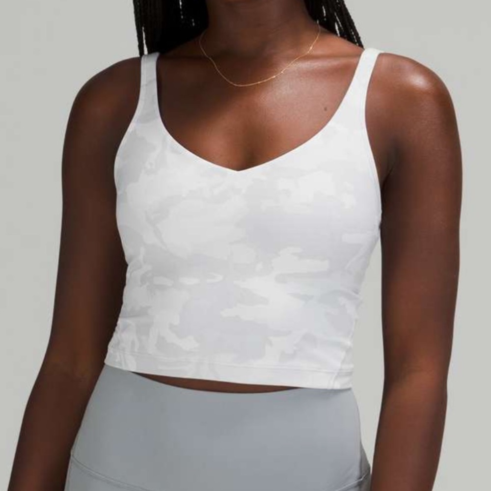 Lululemon Align Tank - Size 6 - Incognito Camo Alpine White Multi